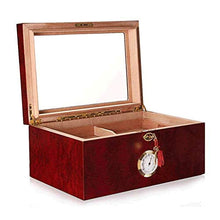 ZLMMY Professionale Bagagli Cigar Humidor con Humidor e igrometro - con divisori for umidità Packaging
