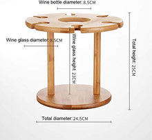Scaffale Legno Porta Vino Porta Bottiglie E Vetro Pratico Scaffale Per Bottiglie Di Vino Portabottiglie Per Vino- Decorazioni Per La Casa Portabottiglie Per 1 Bottiglia E 6 Calici