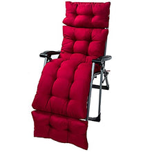 Cuscini per Chaise Longue, Imbottitura con Rivestimento Antiscivolo, Cuscini per mobili da Giardino reclinabili Portatili, durevoli, Spessi, Comodi.