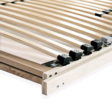 vidaXL Legno Faggio Rete Doghe 7 Zone con 28 Doghe 140x200 cm Telaio Giroletto