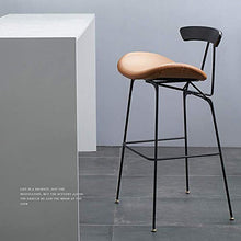 YS Sedia Sedia da Bar, Sedia in Metallo con Schienale Sedia da Bar per la Colazione Interna Industriale Nordica Adatta per la Camera da Letto Della Famiglia Kitchen Cafe,C