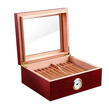 YUTRD ZCJUX Cedar Cigar Humidor - con igrometro e umidificatore Versatile Strong Seal Resistente all'Usura