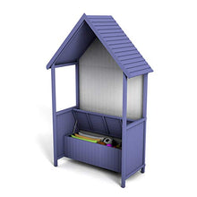 Gardiun Pergola Alice Purple 75x137x223 cm in Legno con Panca