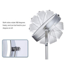 GHDAG - Specchio cosmetico da scrivania con ingrandimento 5x /10x, con LED