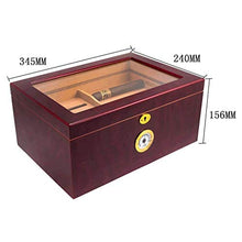 NIHAOA Accessori del Sigaro Corrosione Cigar Box-25-50 Cigar Humidor Desktop Mogano Buon apporto di umidità