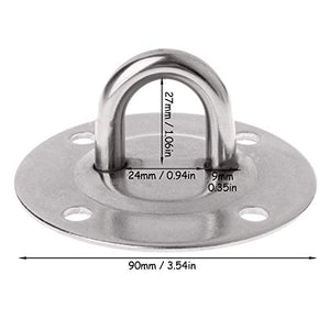 DriSubt - Gancio da soffitto per sedia a dondolo in acciaio inox, per appendere la sedia a dondolo e dondolo, per dondolo o per dondolo