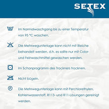 SETEX saugflies Coprimaterasso Impermeabile, 75 x 90 cm, Generazione, Bianco, mwu2075090031008