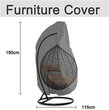 N / A Copertura Impermeabile per Esterni mobili in Rattan Sedia Divano Tavolo Patio Esterno Cubo Antipolvere Antipioggia, 420D 123x123x74cm