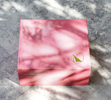 The Rolling Box Glossy Pink 170 Rosa Laccato Lucido Scatola per Fumatori con Luce