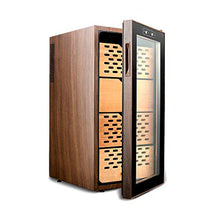 BUDBYU Armadio Elettrico per sigari con Touch Screen Humidor per Controllo Temperatura, 360 ° e Gradi; Raffreddato ad Aria per Bar o Ufficio a casa