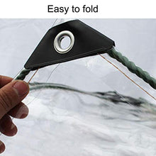 BAIYINNG Telone Telo Copertura, Facile Pulire Resiliente Trasmissione Luce Protezione Ambientale Impermeabile Prova Vento Resistenza Freddo Tenere Caldo PVC Panno Antipioggia, 13 Dimensioni