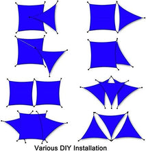 Jonist Ombra Vele Sole, Triangolare ad Angolo retto Tessuto Oxford Anti-UV 95% Protezione Solare Protezione Solare Tettuccio Impermeabile, Corda Gratuita per Patio Esterno Giardino Prato Pergola De