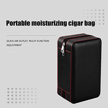 Portasigari Portatile Fatto a Mano Cigar Humidor Di Legno Cedro Spagnolo Cuoio Sintetico Scatola Di Sigari, Humidor Per Viaggi Affari Regalo Perfetto Per Cigar Lovers