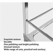 Jiewen Doppio Strato, Triplo Strato Carrello da Laboratorio,Carrelli Portata,Carrello Portavivande,Carrello Servizio Rimovibile,Il Carrello di Servizio su Ruote È Perfetto per Pasti, Piatti, Bevande