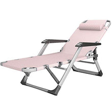 LIYANJJ Sedia da Giardino reclinabile con Schienale in Rete a gravità Zero, Poltrona Regolabile con Cuscino per la Testa (Rosa)