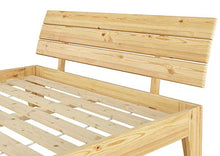 Erst-Holz Solido Largo Matrimoniale in Pino massello 180x200 con doghe rigide 60.62-18