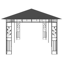 E E-NICES Gazebo con Zanzariera 6x3x2,73 m Antracite