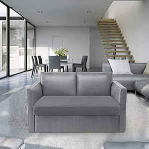Granbest Epaissie - Fodera per cuscino per sedia da divano, resistente, protezione per mobili, per cuscini da divano singoli (2 posti, grigio chiaro)