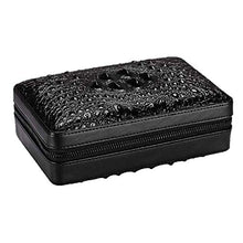 XZJJZ Desktop Cigar Humidor Cigar Box di stoccaggio Versatile Strong Seal Resistente all'Usura è Molto Adatto for Viaggi (Color : Black)