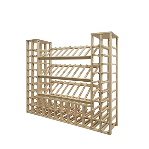 MoDi Impilabile Vino Rack di stoccaggio Free Standing Piano Vino del Supporto di visualizzazione Ripiani Bar Cantina Cucina Sala da Pranzo Wine Rack 83 Bottiglia di Vino modulare Rack (Color : A1)