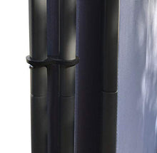 QUICK STAR Paravento da Giardino 170 x 165 cm 3 parti pieghevole Divisorio in Tessuto Protezione della Privacy Bianco