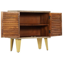 vidaXL Massello di Mango Credenza in Ghisa Vintage Armadietto Madia Consolle