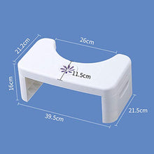 Sgabello WC Sgabello Multifunzione da 7 Pollici di Altezza per WC, Comodo e Compatto Sgabello per WC, Creativo poggiapiedi Antiscivolo