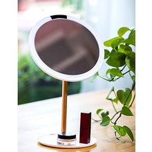 Mirror Specchio a LED, Specchio Intelligente, Specchio da Bagno, Specchio Touch Switch Aspetto Metallo, Lente d'Ingrandimento 5X, Specchio per Il Trucco