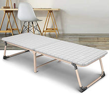 HUAXUE ZHXZHXMY Mobili per la casa per Il Tempo Libero - Letto Pieghevole Semplice Solid Wood Bed + Hospital Lega Nursing Bed Ufficio Siesta Letto Pieghevole Letto Letto da Campo
