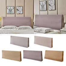 Copertura Protettiva Elastica per Testata Testiera Letto 5 Colori per La Selezione - Grigio Chiaro, 180 cm
