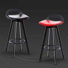 Barstool-S SZQ-Sgabelli da Bar Legno sgabelli da Bar, Impermeabile Anti-ruggine Dining Chair Kitchen Restaurant Alto Piedi Schienale Sgabello Altezza: 60cm / 72cm / 83CM Sedia da Bar