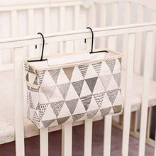 litty089 - Borsa portaoggetti da Appendere alla Parete con Gancio, Adatta per Telefono, Libro, Decorazione per dormitorio, Comodino Cervo nella Foresta