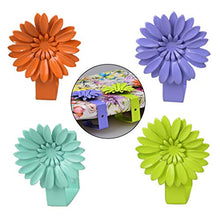 WDFVGEE - 4 mollette per tovaglia da picnic a forma di ananas, flessibili in acciaio INOX per decorare la tua tavola magnificamente