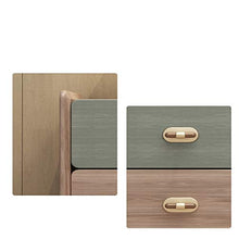 Comodino Camera da Letto Soggiorno Study Room Facile Montaggio Ash Comodino Solid Tavolo Wood End con 2 cassetti-Side Table Adatto Successivo ad Un Letto o Un Divano
