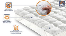 Casatex | Topper Bed in Microsfere 5 cm – Coprimaterasso Trapuntato e Soffice, 100% Anallergico e Traspirante, corregge i difetti del materasso | Matrimoniale 170x200x5 cm