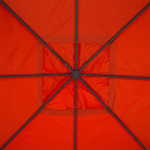 Outsunny Tetto di Ricambio 3x3m Telo Sostitutivo per Gazebo da Giardino in Poliestere con Foro di Ventilazione Arancione