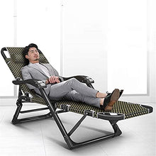 Reclinabile pieghevole reclinabile reclinabile da giardino con cuscini, ufficio pausa pranzo letto siesta, comoda sedia per il tempo libero all'aperto sdraio campeggio spiaggia sdraio, carico 200 kg