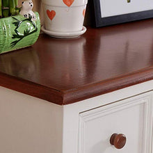 Attrezzatura Cassettiera Cassetto in Legno massello Armadio Semplice per Soggiorno Armadietto per Camera da Letto con Ingresso di Grande capacità (Colore: Bianco Dimensioni: 95x35x90cm)