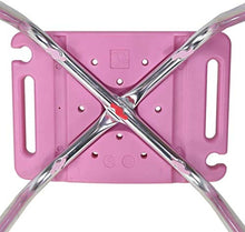 Sgabello da doccia Bagno sgabello in lega di alluminio di colore rosa doccia Sgabello Bagno Sgabello regolabile in altezza sedia Doccia Bagno sedia Vecchio rettangolo con antiscivolo Mat sgabello bagn