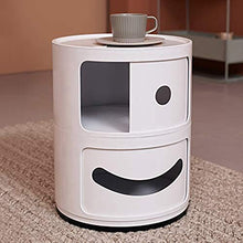 Comodino LHY- Cassettiera in plastica, forte e durevole, capacità di carico pesante, adatto per camera da letto, soggiorno, ecc. Comodo rosa