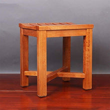 Bagno per impieghi gravosi Sgabello da Bagno in Legno Sgabello da Bagno Sgabello da Doccia Sedile Antiscivolo Stabile Uso Massimo Peso 250Kg 0109