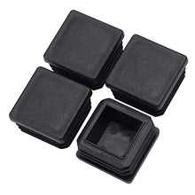 Andifany Plastic Tappi per Tappi Quadrati Tappi per Tubi Inserti per Tubi 30mm X 30mm 4 Pezzi