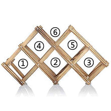 Wine Rack Portabottiglie in legno autoportante per tavolo bar o bancone moderno design minimalista facile assemblaggio vini dolci e secchi per piccola casa bar bagnato Bottiglia Di Vino Rack