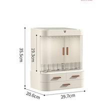 Scatola di visualizzazione cosmetica con cassettiera con cassetti con cassetti impermeabile,antipolvere,elegante armadio per il display,per il controsoffitto del bagno, cassettiera da camera da letto