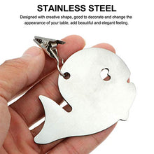 TOYANDONA 4Pcs in Acciaio Inox A Forma di Balena di Clip Tovaglia Pesi Ganci della Copertura di Tabella del Supporto Morsetti per La Cucina Giardino Partito Picnic Decorazioni