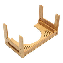 ASDAF Legno Addensare Rotonda igienici Sgabello casa Crouch Ex Assistente Buco Strumento Bench Bagno costipazione Potty Non poggiapiedi,1