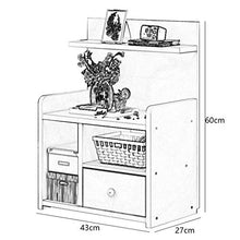 Comodino Bianco Camera di pompaggio Bagno Domestica Addensare Locker Assemblaggio del Legno massello di Studio Corridoio Soggiorno Multifunzione Storage Box FANJIANI