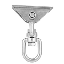 Aigid Piastra Fissa Swing, Amaca Girevole in Acciaio Inox Gancio Appendiabiti Piastra Fissa Accessorio per Sedia sospesa