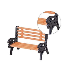 5pcs Mini Park Panche Model Train 1: 100 Bench Chair Salottino in Miniatura Panchina Craft Per Il Layout Railway