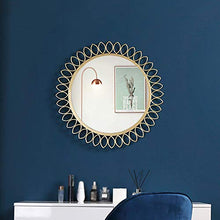 Specchio da bagno 1163/5000 Parete, Specchio cosmetico HD, Specchio Decorativo da Portico - Specchio Argento Ultra HD, Diametro Specchio 44cm